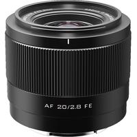 VILTROX 唯卓仕 AF 20/2.8 超广角定焦镜头 索尼FE卡口 52mm