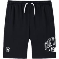 Converse匡威儿童装短裤季薄款男女大童运动裤子外穿五分裤 正黑色 110 /50 【身高98-104cm】