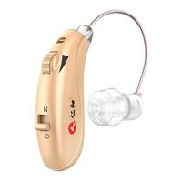 仁和 老人助听器老年人重度耳聋耳背式助听器降噪隐形充电款 单耳丨中重度适用（双耳拍2件即可）