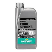 MOTOREX摩托瑞士全合成摩托车机油4T赛道公路越野摩托车润滑油 元素 中小排量20W/50 1L