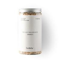 SOILETA 有机燕麦片450克 老式传统滚压隔夜麦片碗早餐 450克*1罐燕麦片 有机燕麦片450g