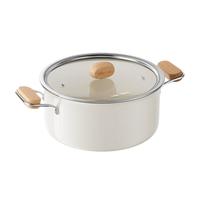 小熊（Bear）0涂层钛陶瓷汤锅 家用24cm奶锅炖锅煮粥锅燃气灶通用JG042-P02 0涂层钛陶瓷【单锅】 24cm