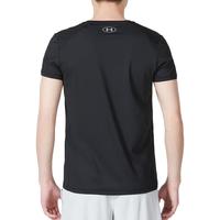 安德玛（Under Armour）男子运动短袖舒适透气半袖T恤训练服 黑色001 M