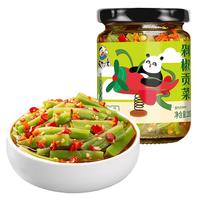 饭扫光 榨菜 剁椒贡菜205g  下饭菜辣椒酱 咸菜 泡菜 拌饭拌面