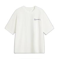 李宁（LI-NING）CF溯丨速干凉感短袖T恤男款25夏季户外舒适运动上衣ATSV205 乳白色-1 3XL