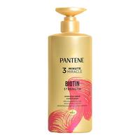 潘婷3分钟奇迹护发素氨基酸多效损伤修护发膜毛躁干枯烫染滋养 【强韧发芯】红色450ml