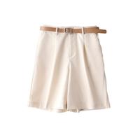 【高腰显瘦五分休闲裤】春夏款百搭通勤风a字阔腿裤中裤女