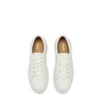 Clarks Courtlite City男士简约光面牛皮休闲运动板鞋 白色 261852447 42