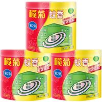 lanju 榄菊 蚊香加大盘40单圈*3筒 无烟无香型菊之语盘香家用灭蚊黑蚊香盘