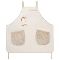 品喻(PINYU)围裙厨房防水防油污罩衣可擦手挂肩式男女夏季家务清洁可爱兔米色