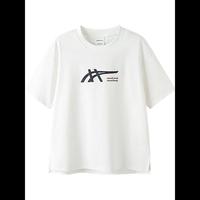 asics亚瑟士童装2025年夏季吸湿速干抗菌宽松落肩舒适运动短袖T恤 0000白色 150