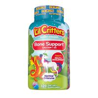 小熊糖（L'ilCritters）丽贵儿童维生素小神兽优钙软糖磷VD3零添加儿童钙片营养包120粒