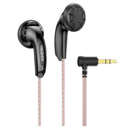 原道 NICEHCK YD30 无氧纯铜镀银线 黑色 3.5mm 平头塞耳机