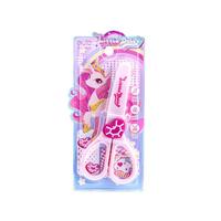 少年伴X欧乐 剪刀  手工刀 儿童小手工课剪纸幼儿园手工剪小马卡通可爱创意裁剪  粉色 OL-1923