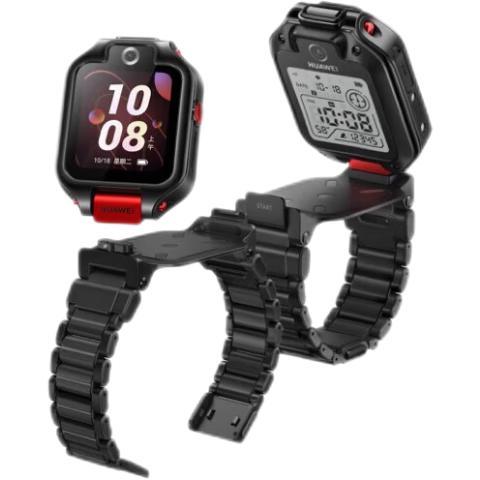 华为 5X Pro 儿童智能手表 1.6英寸 幻夜黑表壳 幻夜黑硬胶表带（北斗、GPS）