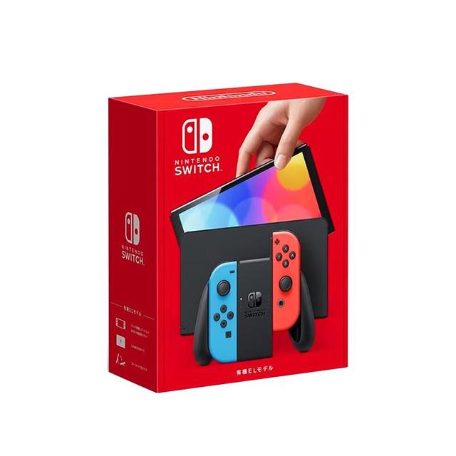 任天堂 日版 Switch OLED 游戏主机 红蓝色 日版