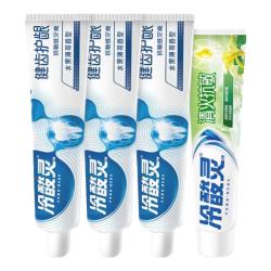 冷酸灵 抗敏感牙膏 清火抗敏健齿护龈 共 530g 4支