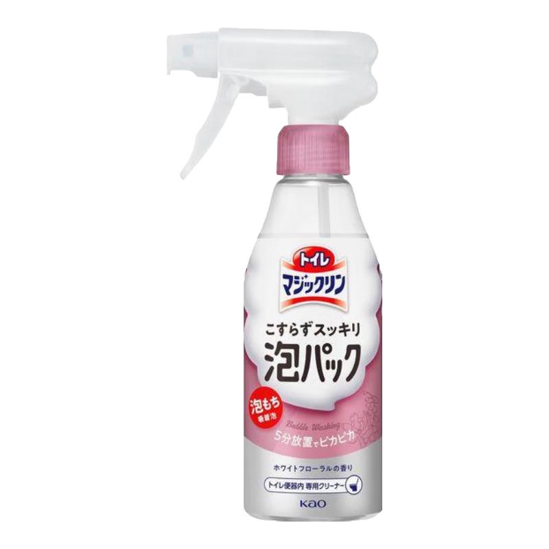 花王（KAO）免刷洗洁厕喷雾300ml 马桶清洁剂洁厕灵洁厕液厕所清洗剂 鲜花香 【泡沫免刷】鲜花香 300ml 1瓶