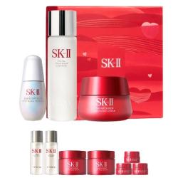 SK-II 神仙水230ml面霜50g小灯泡30ml化妆品护肤品套装sk2生日礼物女士