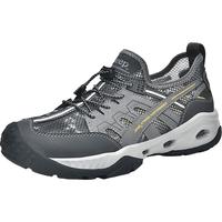 Jeep吉普溯溪鞋男溯溪鞋女抽绳网眼皮革混搭防水户外溯溪鞋 灰色 38