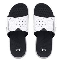 安德玛（UNDERARMOUR）Ignite 7女子软底运动休闲拖鞋3026027 白色101 42