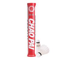 翎美（LING-MEI）羽毛球F系列1-9飞行稳定耐打比赛鹅毛稳定耐打F4羽毛球俱乐部 12只装 1筒 （翎美G3 77速）