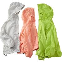 Q21小软壳儿童防晒衣男女童亲子连帽外套户外皮肤衣防风防细雨春款 松石灰 120