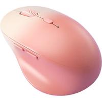B.O.W航世 MD197 双模无线蓝牙鼠标 电脑笔记本手机平板通用女办公便携人体工学静音垂直鼠标 渐变粉 无线蓝牙双模电池鼠标 渐变粉