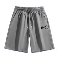回力短裤男款夏季空调短裤凉感速干轻薄休闲宽松百搭五分裤透气清爽 中灰#HL黑回力 M