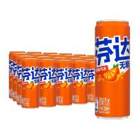 移动端、京东百亿补贴：可口可乐 经典汽水碳酸饮料330ml 24罐 新老包装随机发 芬达无糖330ml