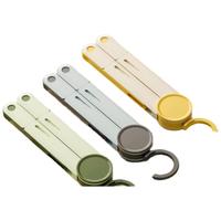 维简（Vilscijon）可折叠衣架便携旅游衣架晒衣架家用防滑 家用防滑混色三个装 可折叠衣架-3个装-混色