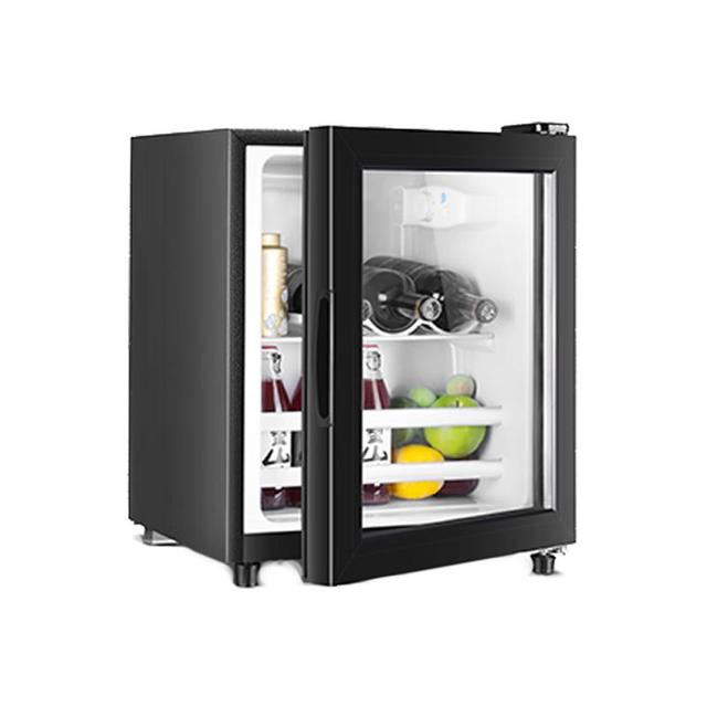 移动端、京东百亿补贴：志高 冰吧冷藏柜家用欧式恒温柜 酒店迷你小型办公室单门电冰箱 LC-50D（50升+白内胆+带白光）