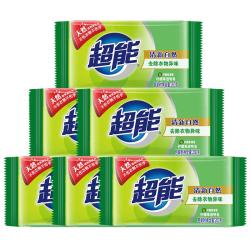 超能 柠檬草透明皂 柠檬草香 260g*6块 一搓净 去异味