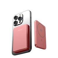  PISEN/品胜 可上飞机高铁 磁吸无线快充充电宝  5000mAh 红