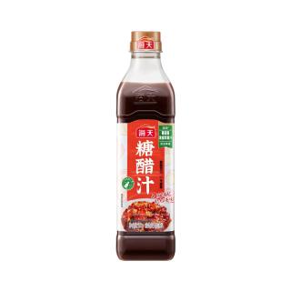 海天糖醋汁 580g 糖醋排骨红烧肉调料 一汁成菜炒菜酱汁调味料调味品 