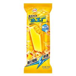 伊利 冰工厂冰片蜜桃棒冰 70g*6支