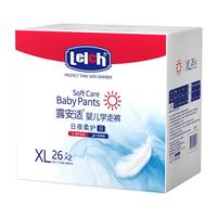 露安适（Lelch）日夜柔护羽柔裤学走裤XL码52片 日用婴儿尿不湿 【日用】学走裤XL码52片
