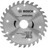 博世（BOSCH） 装修级硬质合金圆锯片木工铝合金电锯切割片电圆锯片 4寸30齿【木用】110*20mm