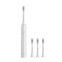 米家 小米电动牙刷T302成人/学生 4种净齿模式 150天续航 4支刷头 银灰色生日礼物 送男女友礼物