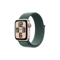Apple 苹果 Watch SE 2024款 智能手表 40mm GPS版 星光色铝金属表壳 湖绿色回环式运动表带