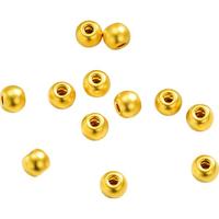 Lossot 投资金足金路路通金珠子散珠黄金转运珠手链小金圆珠金饰配件