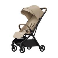昆塔斯（Qtus）Q5婴儿车可坐可躺一键轻便折叠新生儿童 Finch2代 沙岸棕