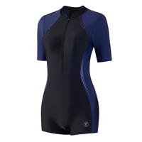 361°泳衣女连体平角专业训练竞技泳装防晒修身显瘦温泉游泳衣透气快干 L 身高157-165cm 体重96-105斤 经典黑 【透气快干/竞速防晒】