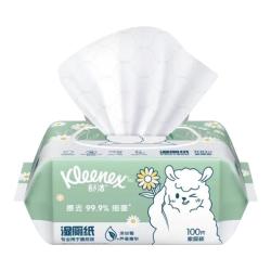 舒洁 植物双萃湿厕纸 100片*6包