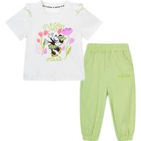 【米妮冰感套装】夏季女童套装凉感透气T恤防蚊长裤运动休闲套装
