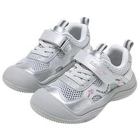 甜美爱心休闲透气运动鞋25春夏季女童户外网面儿童时尚潮鞋