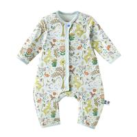 babycare【皇室系列】棉长袖爬服婴童中开连体衣宝宝春季包屁衣