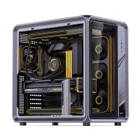 乔思伯 BO400 支持RGB光控 ATX铝制机箱 灰色