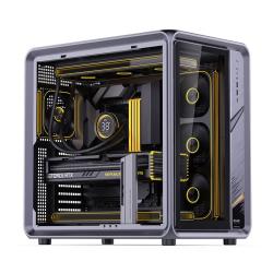 乔思伯 BO400 支持RGB光控 ATX铝制机箱 灰色
