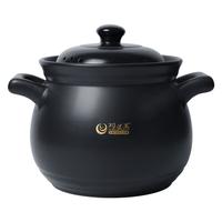 陶煲王6-8升-10升陶瓷砂锅煲汤4-6人家用耐高温干烧不裂老式土沙锅大号 福禄团圆煲 8L